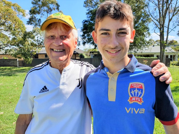 Rale Rasic &amp; U18s Newcastle Jet George Tsamouras (2)